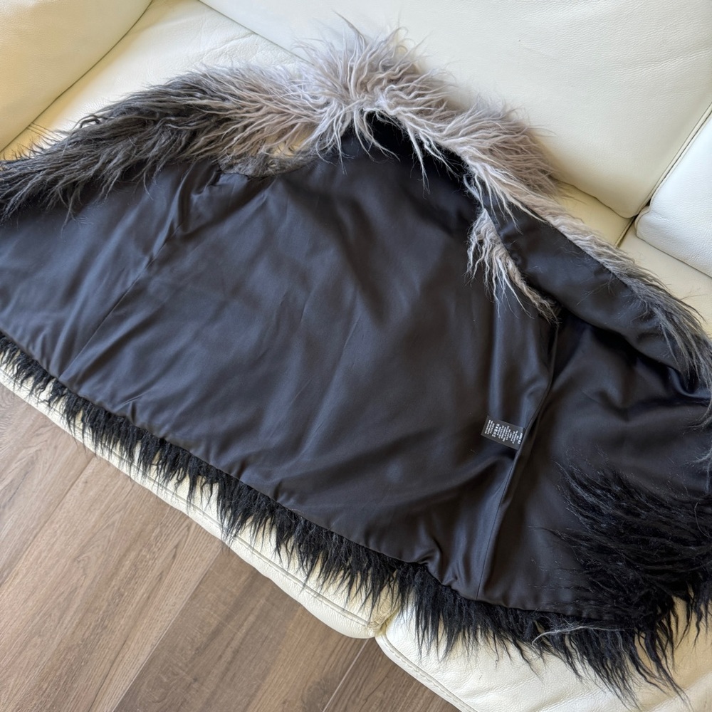 Anna Sui Ombre fur vest jacket - Picture 3 of 5